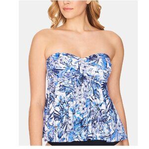 Swim Solutions Royal Affair Strapless Swim Top